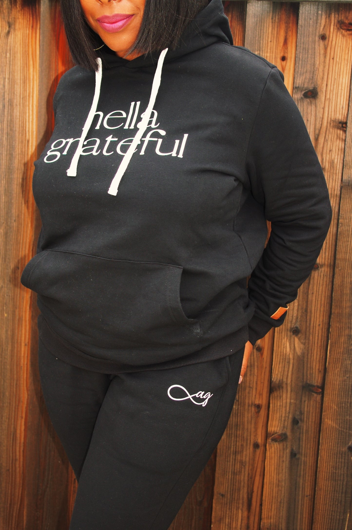 Hella Grateful Hoodie (Black)
