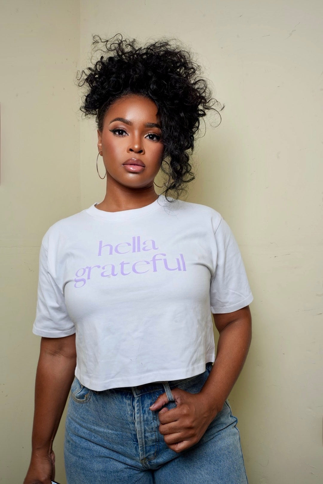 Hella Grateful T-shirt (Lavender)