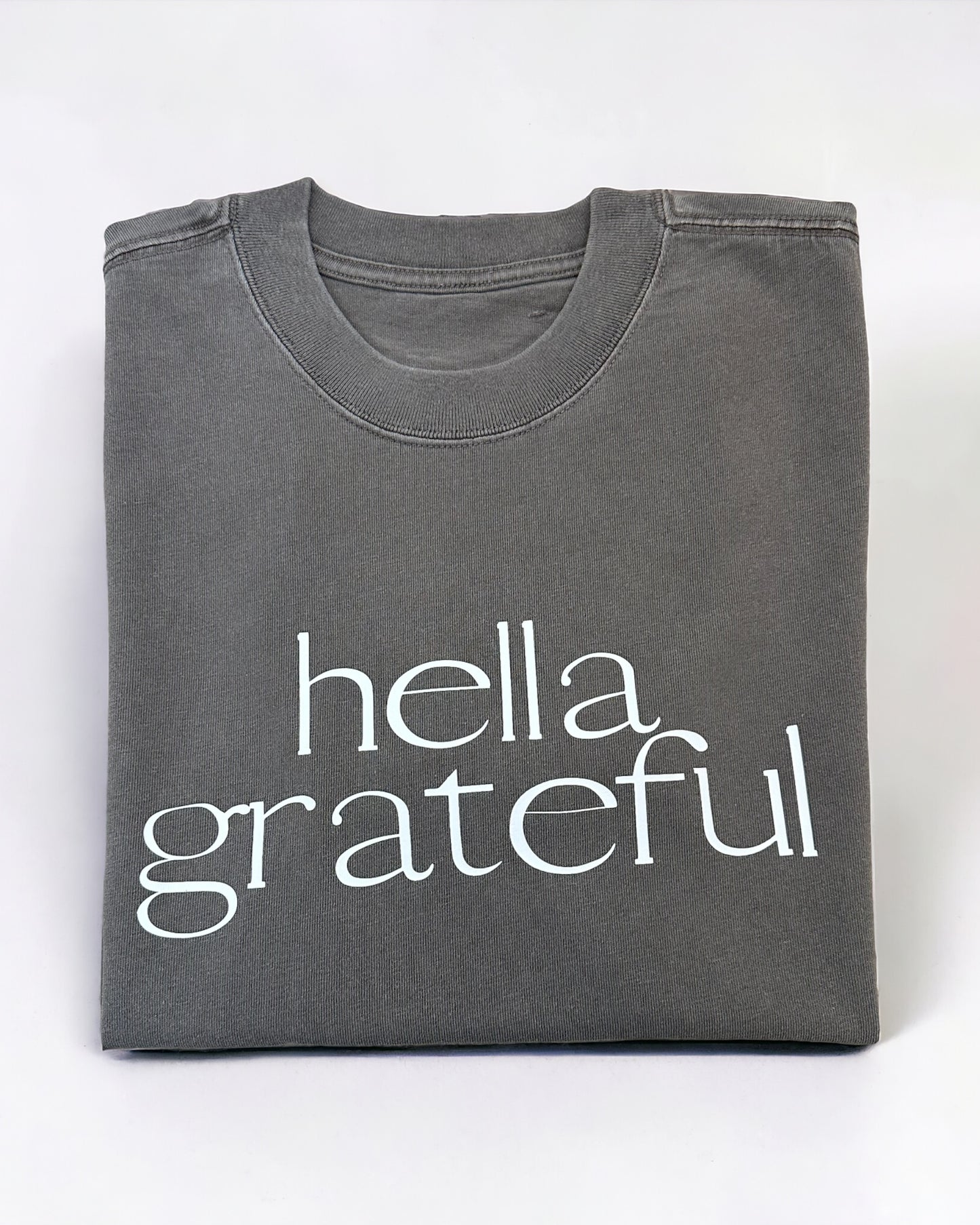Hella Grateful T-shirt (Faded Grey)