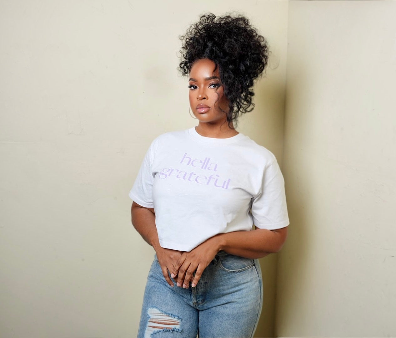 Hella Grateful T-shirt (Lavender)