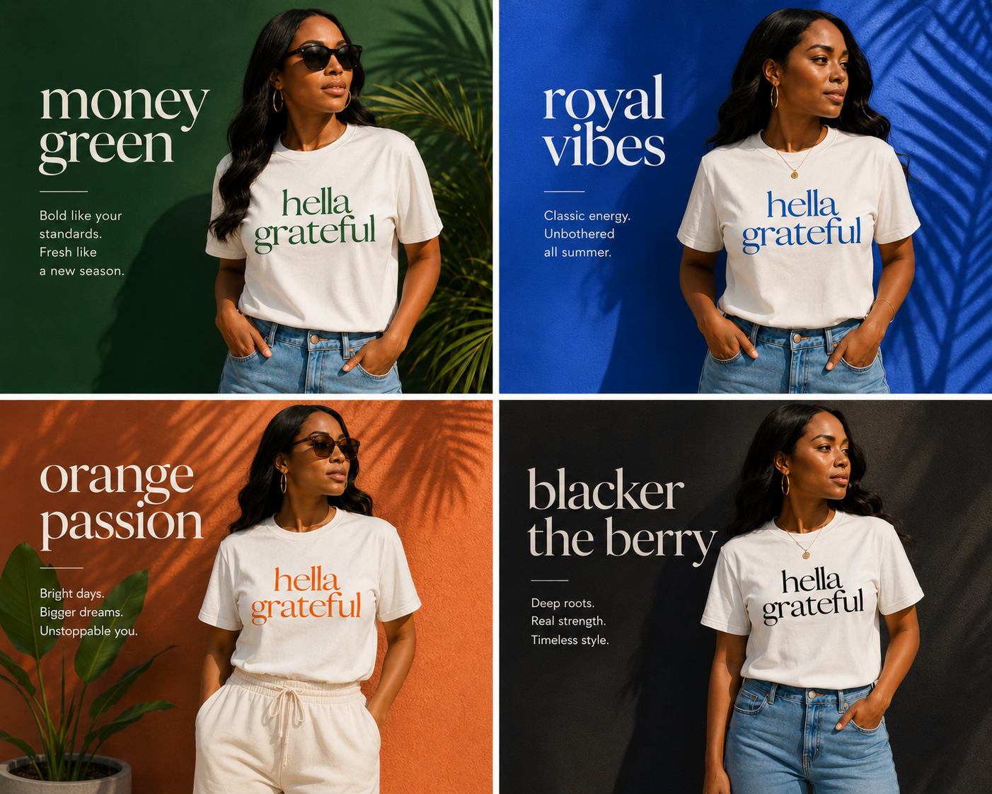 Hella Grateful Summer Tee Collection