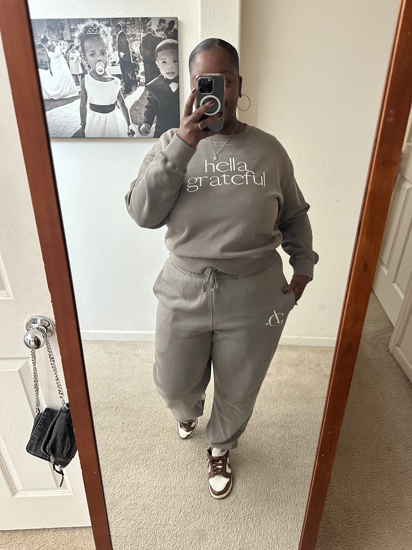 AOG Signature Faded Grey Joggers