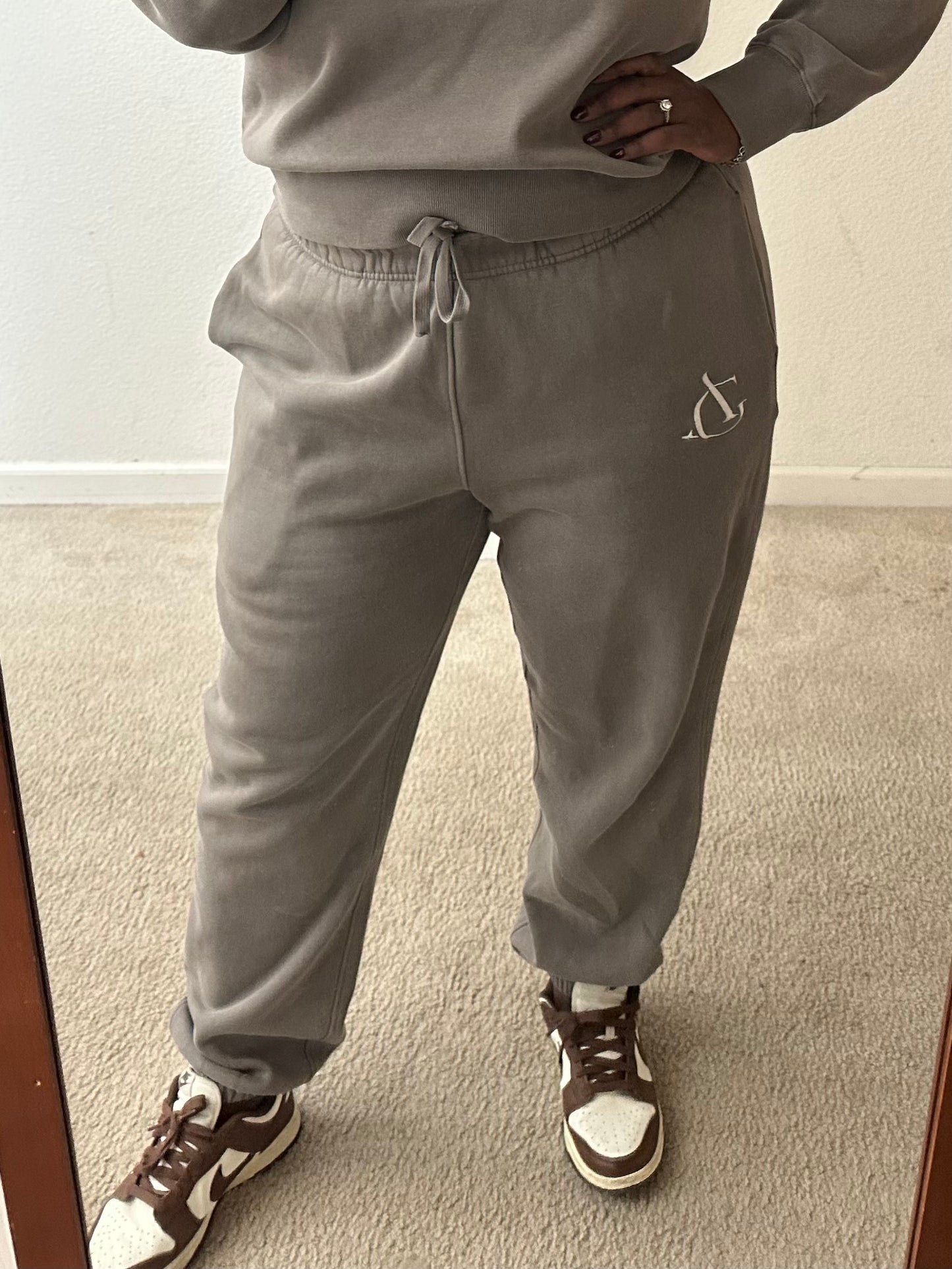 AOG Signature Faded Grey Joggers