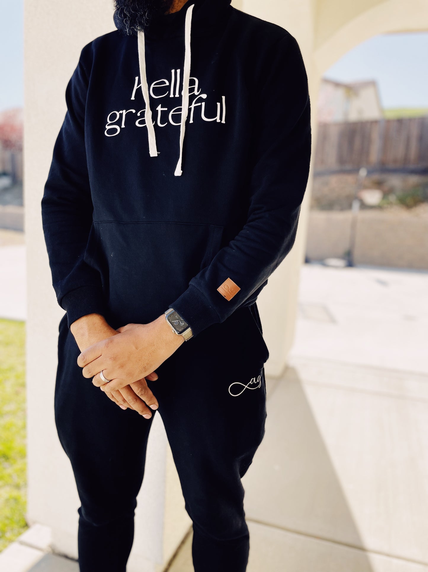 Hella Grateful Hoodie (Black)