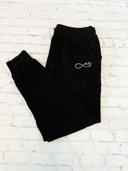 Hella Grateful Joggers (Black)